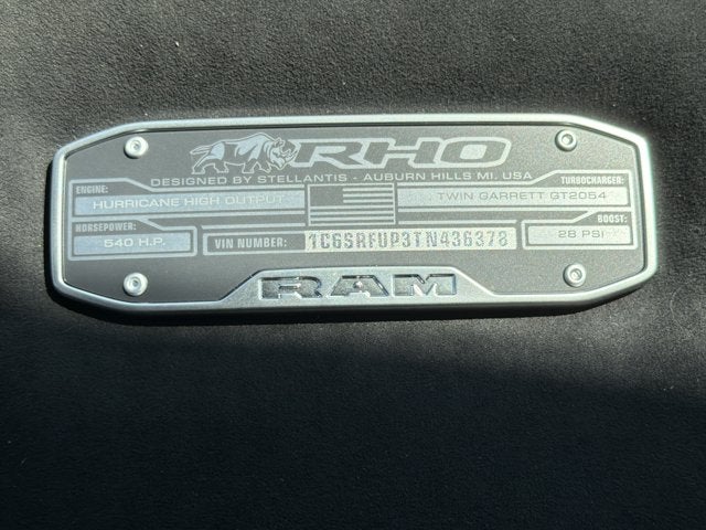 2026 RAM Ram 1500 RHO